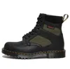 Dr. Martens' Dr. Martens 1460 Made In England Padded Panel Lace Up Boots 'black Olive'