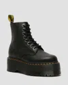 Dr. Martens 1460 Max Leather Platform Boots In Black