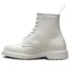 Dr. Martens' Dr. Martens 1460 Mono Smooth Leather 8 Martin Boots White Unisex