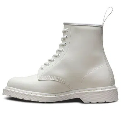 Dr. Martens' Dr. Martens 1460 Mono Smooth Leather 8 Martin Boots White Unisex