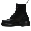 Dr. Martens 1460 Mono 14353001 Men's 8 Black Leather Lace-up Ankle Boots Zogg143 In Black