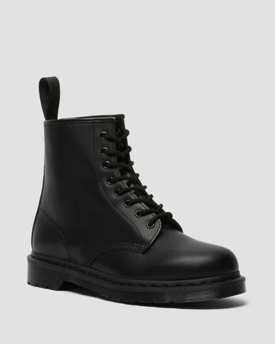 Dr. Martens 1460 Mono Smooth Leather Lace Up Boots In Black