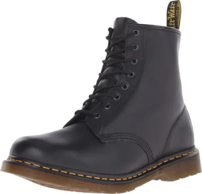 Pre-owned Dr. Martens' Dr. Martens, 1460 Nappa Leather 8-eye Boot For Men And Women In Black