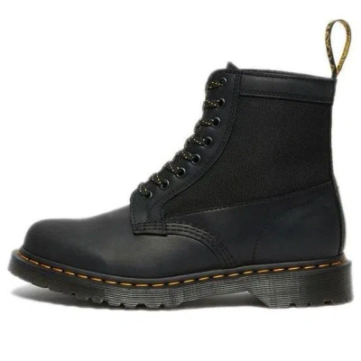 Dr. Martens' Dr. Martens 1460 Panel Leather Lace Boots Black/yellow