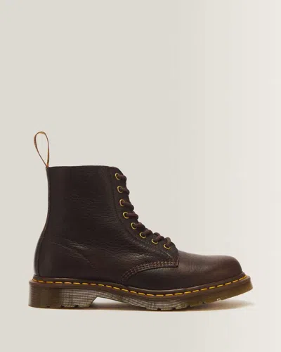 Dr. Martens 1460 Pascal 8 Eye Ambassador Leather Lace Up Boots In Brown
