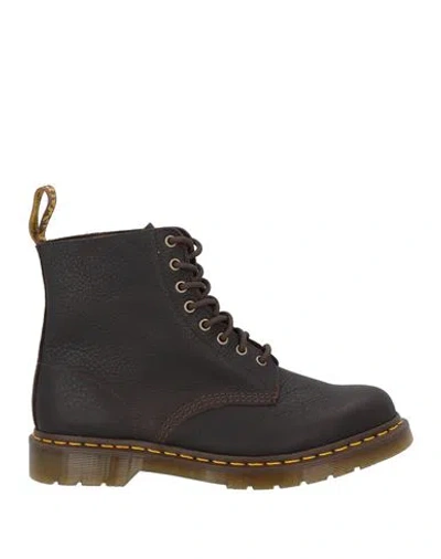 Dr. Martens 1460 Pascal Ambassador Man Ankle Boots Dark Brown Size 5 Leather
