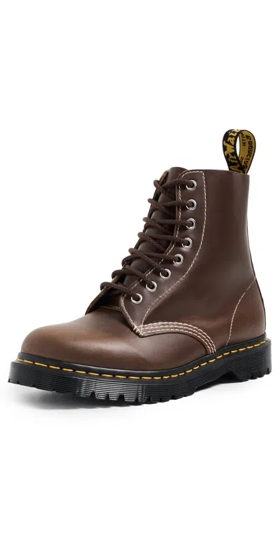 Dr. Martens 1460 Pascal Ben 8 Eye Boots Fossil Brown