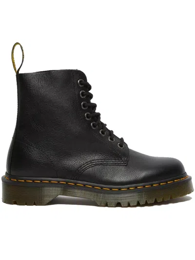 DR. MARTENS 1460 PASCAL BEX BLACK LEATHER BOOTS