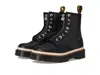 Dr. Martens 1460 Pascal Bex Front Zip In Black