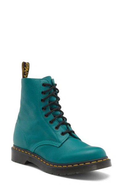 Dr. Martens' 1460 Pascal Boot In Teal Green Virginia