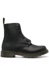 Dr. Martens' Dr. Martens 1460 Pascal Frnt Zip Black Nappa Shoes In Black