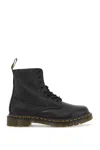 Dr. Martens 1460 Bex Combat Boots In Black Leather In Black
