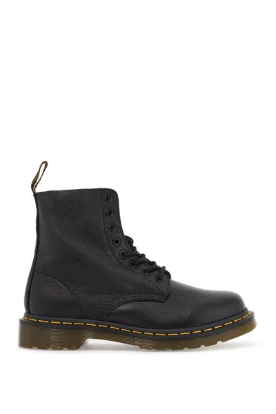 Dr. Martens' 1460 Pascal Combat Boos In Black