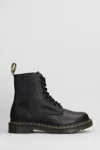 Dr. Martens 1460 Pascal Combat Boots In Black