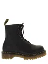 Dr. Martens' 1460 Mens Leather Combat Ankle Boots In Black