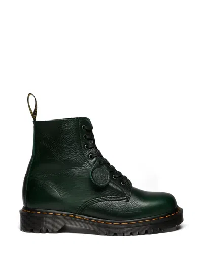 Dr. Martens 1460 Pascal Lace-up Leather Boots In Green