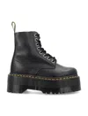 Dr. Martens' Dr.martens 1460 Smooth Lace-up Combat Boots  Black Leather In Black