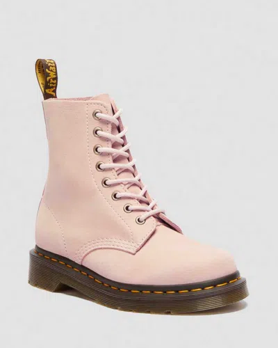 Dr. Martens' 1460 Pascal Nubuck Leather Boots In Pink