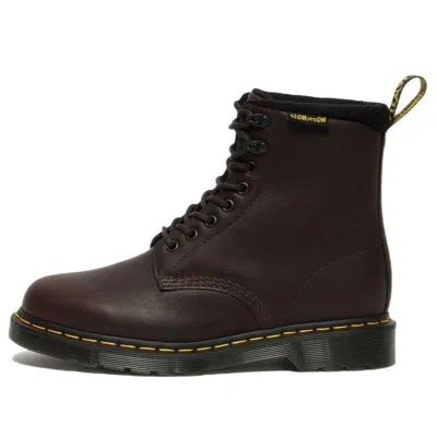 Dr. Martens' Dr. Martens 1460 Pascal Warmwair Leather Lace Up Boots 'dark Brown'