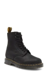 Dr. Martens' 1460 Lace-up Combat Boots In Smooth Leather In Black