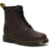 Dr. Martens' 101 Crazy Horse Leather Ankle Boots In Dark Brown