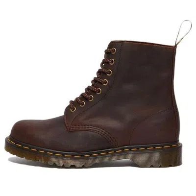 Dr. Martens' Dr. Martens 1460 Pascal Waxed Full Grain Leather Lace Up Boots 'chestnut '