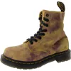 Dr. Martens' 1460 Pascal Womens Leather Block Heel Combat & Lace-up Boots In Multi