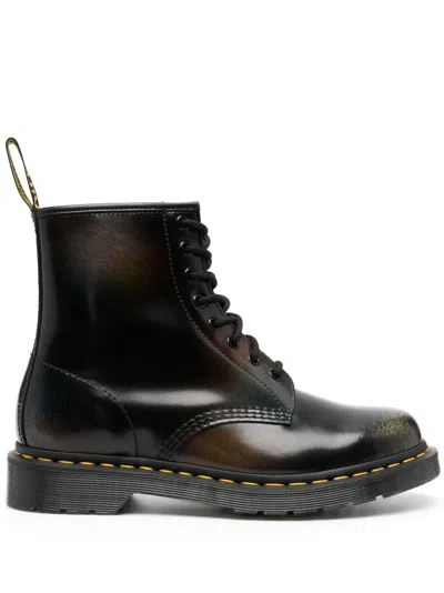 Dr. Martens' 1460 Pride Leather Lace-up Boots In Black