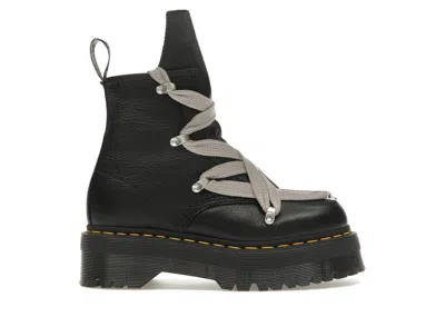 Pre-owned Dr. Martens' 1460 Quad Leather Sole Pentagram Jumbo Lace Boot Rick Owens (women's) Sneakers In Black