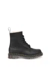 Dr. Martens' 1460 Pascal Boots In Nero