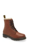 Dr. Martens' Serena Womens Leather Lace Up Combat Boots
