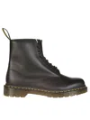 Dr. Martens' 1460 Lace-up Combat Boots In Smooth Leather In Black