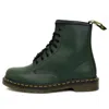 Dr. Martens' Dr. Martens Man Ankle Boots Green Size 11 Leather