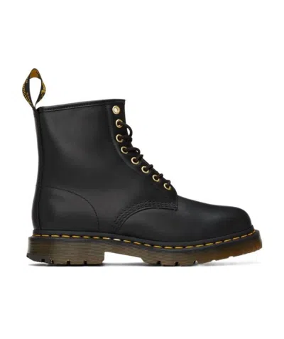 Dr. Martens 1460 Smooth Leather Boots In Black