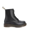 Dr. Martens' 1460 Lace-up Combat Boots In Smooth Leather In Black