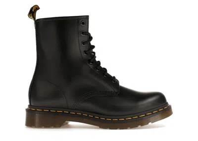 Pre-owned Dr. Martens' 1460 Smooth Leather Lace Up Boot (women's) Sneakers Insmooth In Black/black Smooth