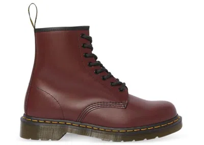 Pre-owned Dr. Martens' 1460 Smooth Leather Sneakers In Cherry Red