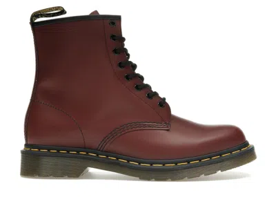 Pre-owned Dr. Martens' 1460 Smooth Leather Sneakers In Cherry Red