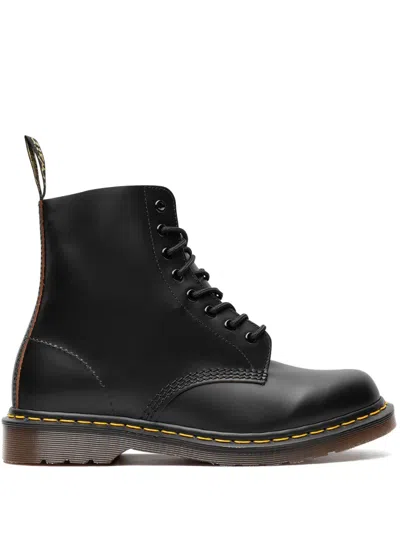 Dr. Martens 1460 Pascal Combat Boots In Black