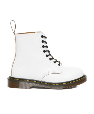 Dr. Martens' 1460 Vintage 8-hole Boots In White