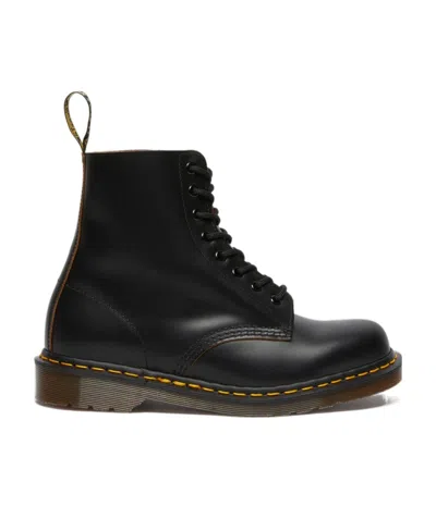 DR. MARTENS' DR. MARTENS 1460 VINTAGE ROUND-TOE COMBAT BOOTS