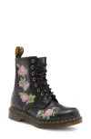 DR. MARTENS' DR. MARTENS 1460 VONDA II FLOWER EMBROIDERED BOOT