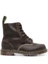 Dr. Martens 1460 Wax Commander Boots In Brown