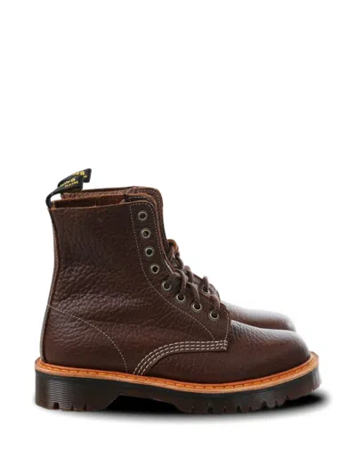 Dr. Martens 1460 Wild Grainy-leather Lace-up Ankle Boots In Multi