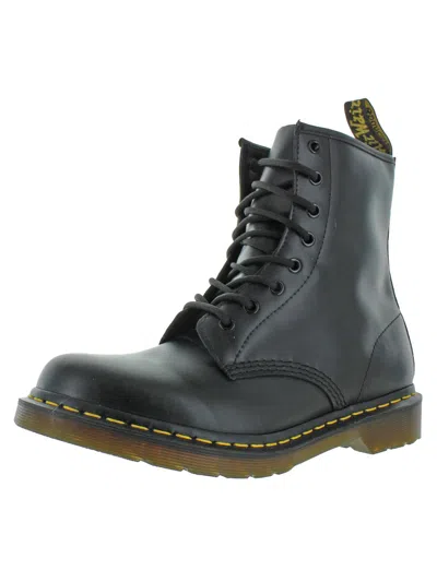 Dr. Martens' 1460 Womens Fashion Leather Combat Boots In Black