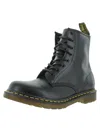 Dr. Martens 1490 1461 Mm6 Leather Lace Up Boots In Grey
