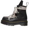Dr. Martens' Dr. Martens 1460 X Rick Owens Pent Leather Platform Boot 'black Lunar'