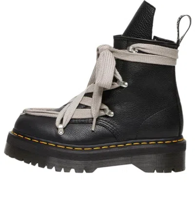 Dr. Martens' Dr. Martens 1460 X Rick Owens Pent Leather Platform Boot 'black Lunar'