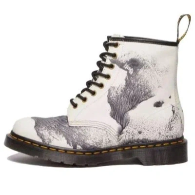 Dr. Martens' Dr. Martens 1460 X Tate Decalcomania Backhand Leather Lace Up Boots 'multicolor Black White'
