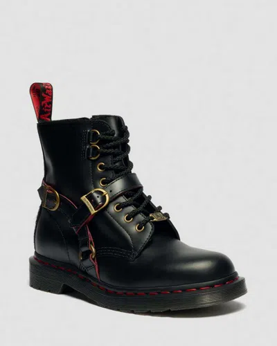 Dr. Martens 1460 Year Of The Horse Leather Boots In Black